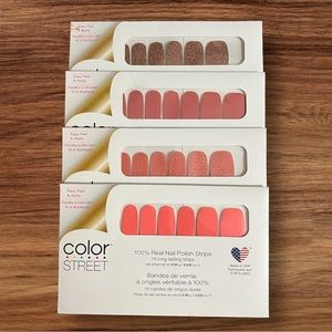 Color Street Nail Polish Strips Bundle of 4 Sets - RETIRED